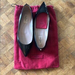 Valentino Women's Black Patent Leather Heels